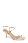 Jeffrey Campbell Gallery Sandal In Nude Leather