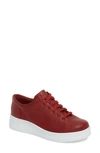 Camper Runner Up Sneakers In Dark Red Leather