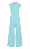 EMILIA WICKSTEAD BARBARA BELTED CREPE JUMPSUIT,RS19-RTW-09-050 BARBARA