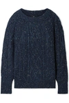 JCREW SCOTTY MARLED CABLE-KNIT SWEATER