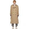 GUCCI BEIGE 'CHATEAU MARMONT' TRENCH COAT