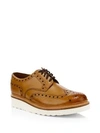 GRENSON MEN'S ARCHIE WEDGE LEATHER WINGTIP BROGUES,0400010082461