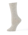 NEIMAN MARCUS CASHMERE RIBBED SOCKS,PROD142070003