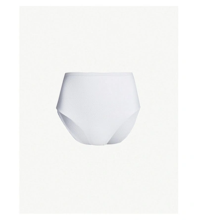 Asceno High-rise Bikini Bottoms In Bright White