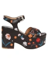 LAURENCE DACADE FLORAL SANDALS,10790720