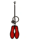 Christian Louboutin Men's Signature Red Lug Sole Keyring In H140
