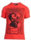 DSQUARED2 PRINTED COTTON T-SHIRT,10790929