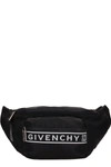 GIVENCHY BLACK NYLON BUM BAG,10791127