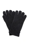 LABONIA LEATHER-PANELED CASHMERE GLOVES,689396