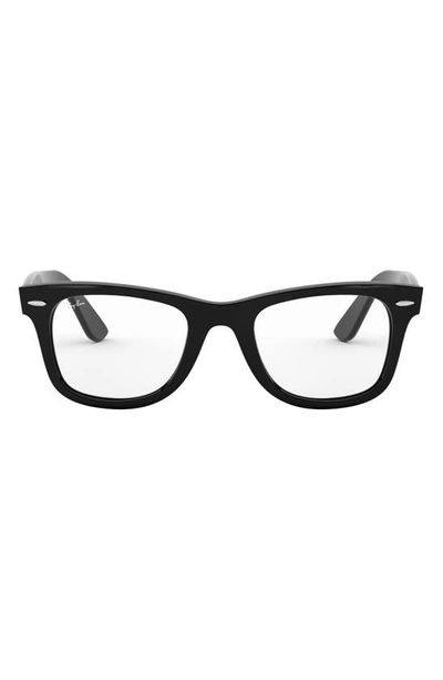 Ray Ban 50mm Optical Glasses In Transparent Olive Green