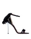 Tipe E Tacchi Sandals In Black