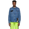 OFF-WHITE OFF-WHITE BLUE RESTRUCTURED SHIRT