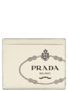 PRADA PRADA SAFFIANO EMBOSSED CARD HOLDER