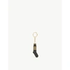 THOM BROWNE FOUR BAR SOCK GOLD-PLATED BRASS KEY CHARM