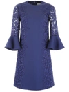 VALENTINO CREPE AND LACE DRESS,10791390