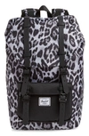 Herschel Supply Co Little America - Mid Volume Backpack - Black In Snow Leopard/ Black