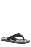 Valentino Garavani Vltn Flip Flops In Black