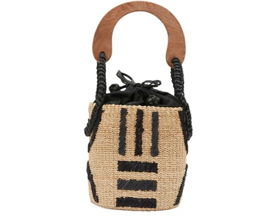 Aranaz Ava Bucket Bag In Natural