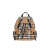 BURBERRY THE SMALL CROSSBODY RUCKSACK IN VINTAGE CHECK,2986448