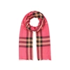 BURBERRY LIGHTWEIGHT CHECK WOOL AND SILK SCARF