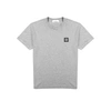 Stone Island Grey Logo-appliquéd Cotton T-shirt In Grey