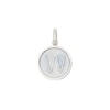 BURBERRY MARBLED RESIN `W` ALPHABET CHARM