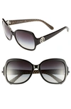 TORY BURCH 'SO GLAM' 57MM SUNGLASSES,TY7059