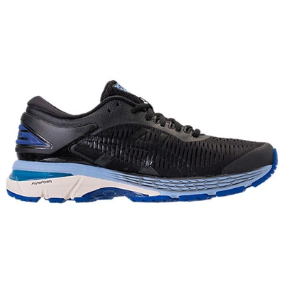 Asics Women's Gel-kayano 25 Running Shoes, Black In Black,blue