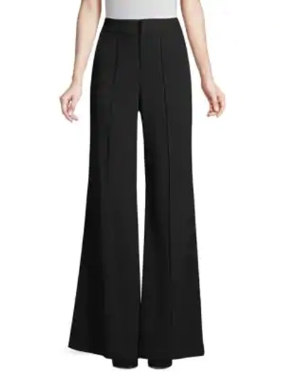 ALICE AND OLIVIA DYLAN HIGH-WAIST WIDE-LEG PANTS