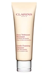 CLARINS GENTLE FOAMING CLEANSER WITH SHEA BUTTER FOR DRY/SENSITIVE SKIN TYPES, 4.4 oz,124110