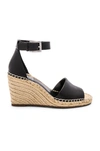 VINCE CAMUTO VINCE CAMUTO LEERA WEDGE IN BLACK.,VCAM-WZ260