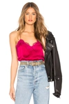 CAMI NYC CAMI NYC THE RACER CHARMEUSE CAMI IN DAIQUIRI,CAMN-WS195