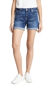 7 FOR ALL MANKIND RELAXED MID ROLL SHORTS