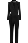 IRO DELICATE BELTED WRAP-EFFECT CREPE JUMPSUIT