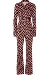 DIANE VON FURSTENBERG ALEXIS PRINTED SILK-JERSEY JUMPSUIT