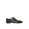 BURBERRY LINK DETAIL LEATHER BROGUES