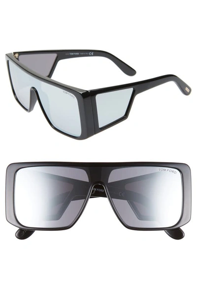 Tom Ford flat top shield sunglasses. TOM FORD Men main image 2