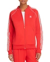 Adidas Originals Women's Originals Superstar Track Jacket, Red In Radient Red
