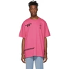 OFF-WHITE OFF-WHITE PINK IMPRESSIONISM BOAT T-SHIRT