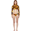 OFF-WHITE OFF-WHITE MULTICOLOR CAMO SLEEVED BIKINI