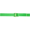 OFF-WHITE OFF-WHITE GREEN CLASSIC INDUSTRIAL BELT