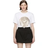 VALENTINO VALENTINO WHITE VERTIGO LOGO T-SHIRT