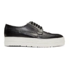 PRADA Black & White Platform Brogues