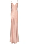 AMANDA WAKELEY FLUTED SATIN GOWN,3074457345619863243