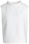 RAOUL RAOUL WOMAN CREPE TOP IVORY,3074457345619466743