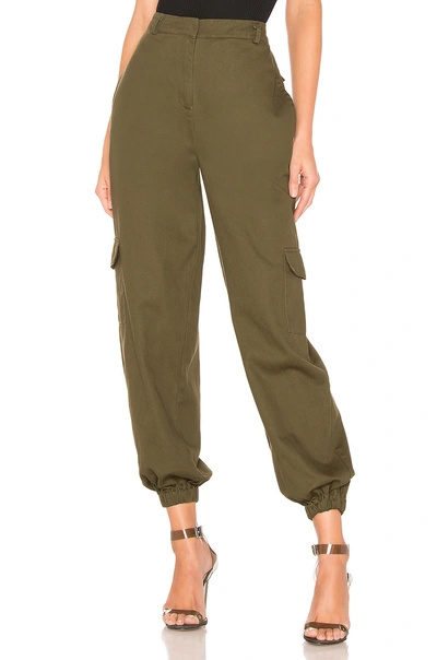 Lovers & Friends Karter Trousers In Olive