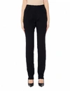 Yohji Yamamoto Slim Fit Wool Pants In Black In Black