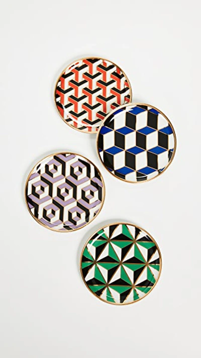 JONATHAN ADLER VERSAILLES COASTER SET MULTI ONE SIZE,ADLER20492