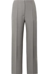 THE ROW MAX WOOL AND SILK-BLEND STRAIGHT-LEG PANTS