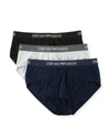 Emporio Armani Men's 3-pack Cotton Boxer Briefs In Multi